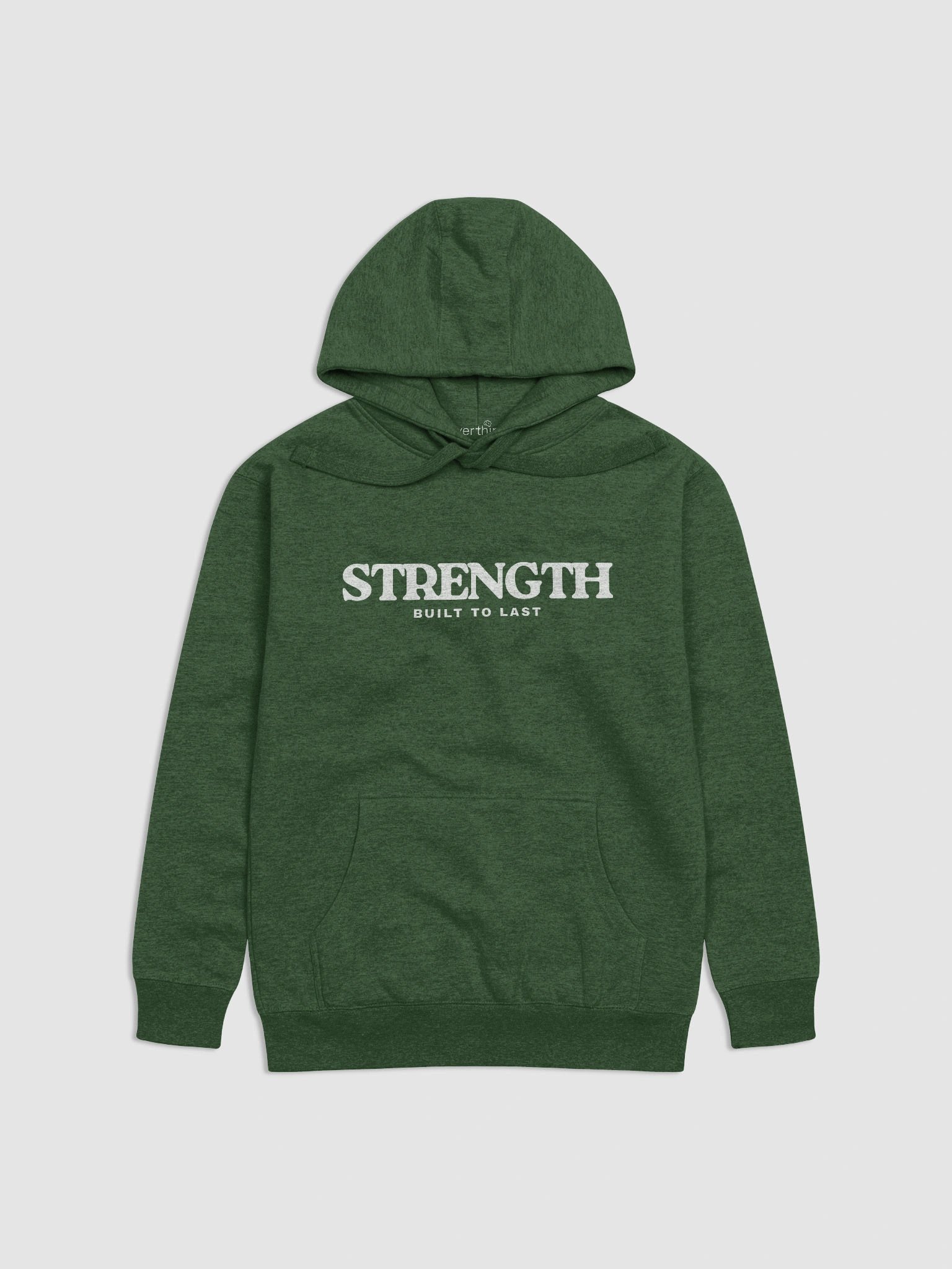 Strength Hoodie | Built to Last Motivational Streetwear product image (2)