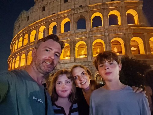 Colosseum by night.
