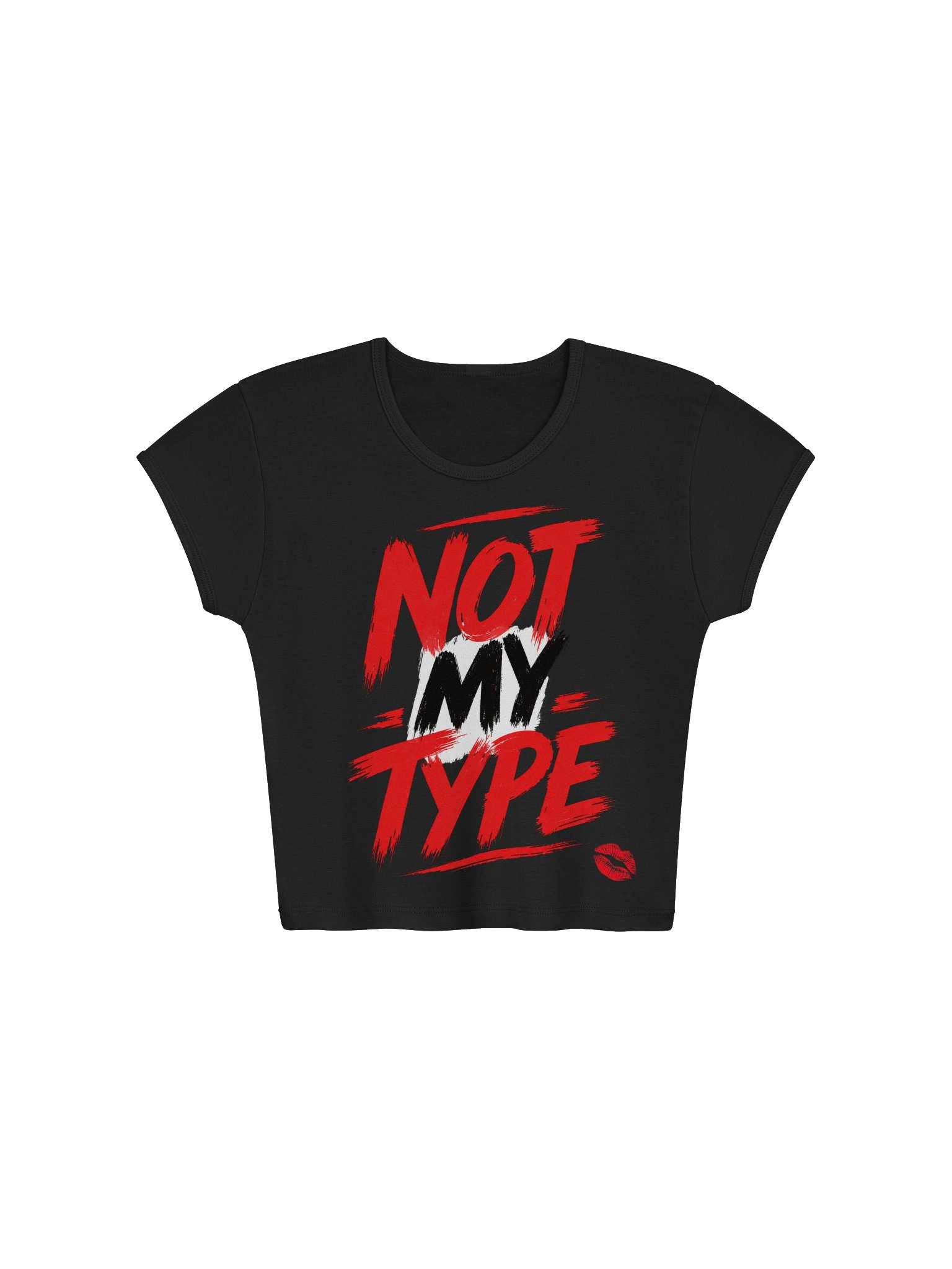 DROP 003: NOT MY TYPE crop top product image (3)