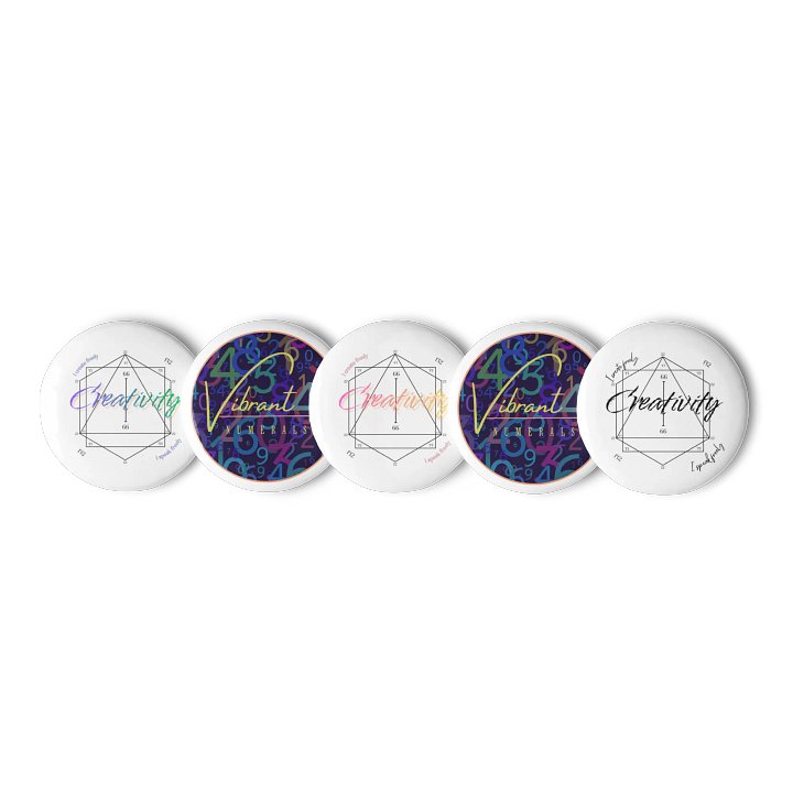 Creativity 132 Vibrational Pin Button Set (5) product image (1)