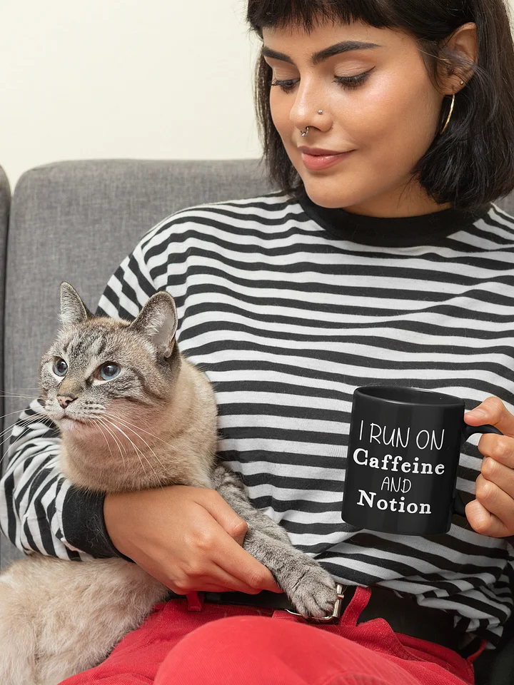 Black Caffeine and Notion Lover Mug product image (1)