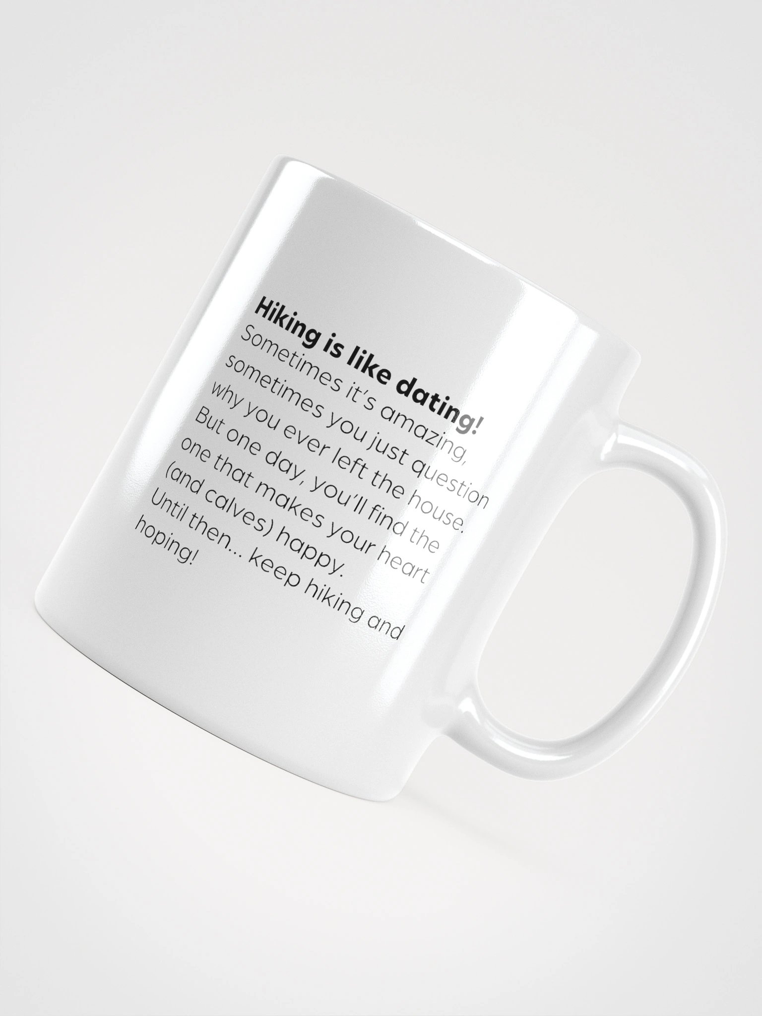 Hiking is like dating - Mug product image (12)