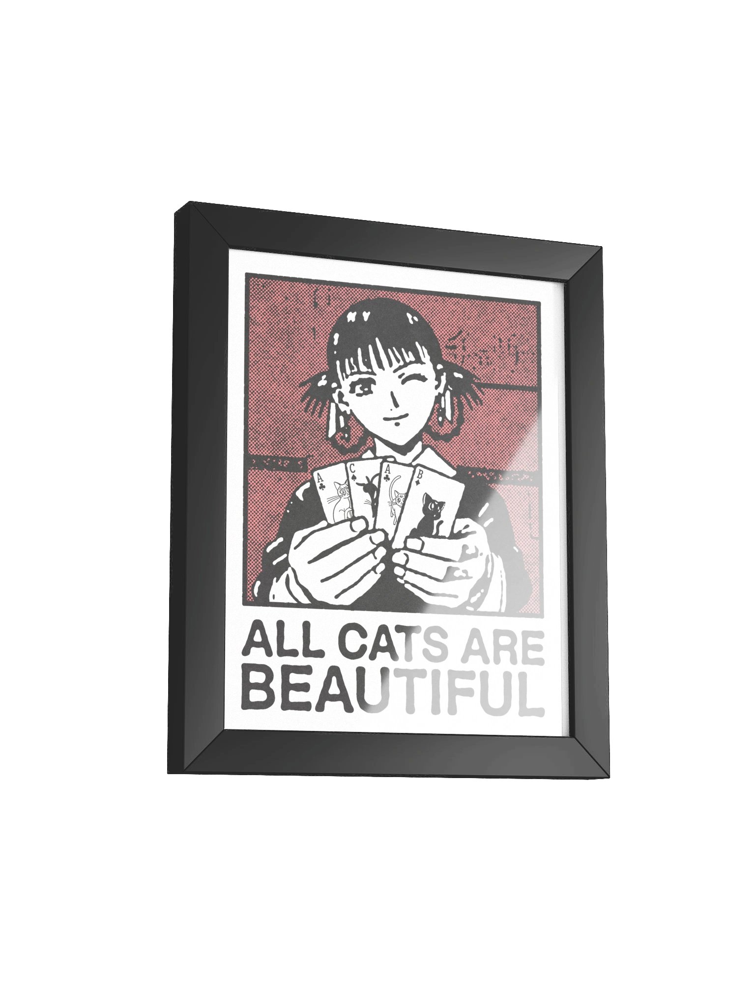 LOVE CATS ! Framed Print. product image (2)
