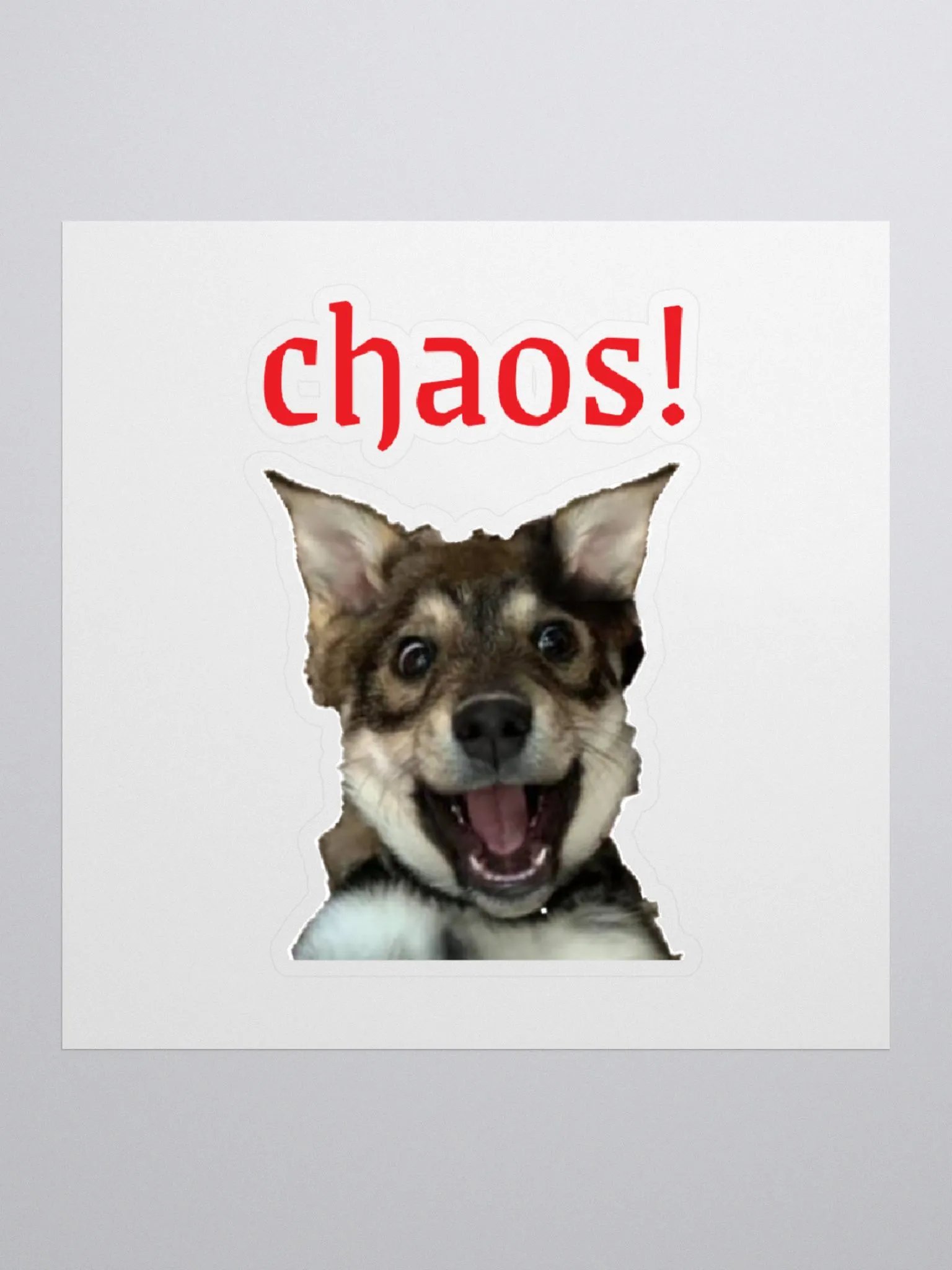Chaos Coyote Sticker product image (1)