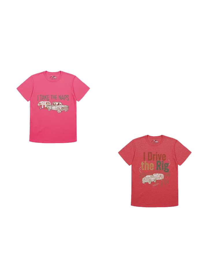 His/Hers Custom RV Travel Day Custom Tee Bundle product image (1)