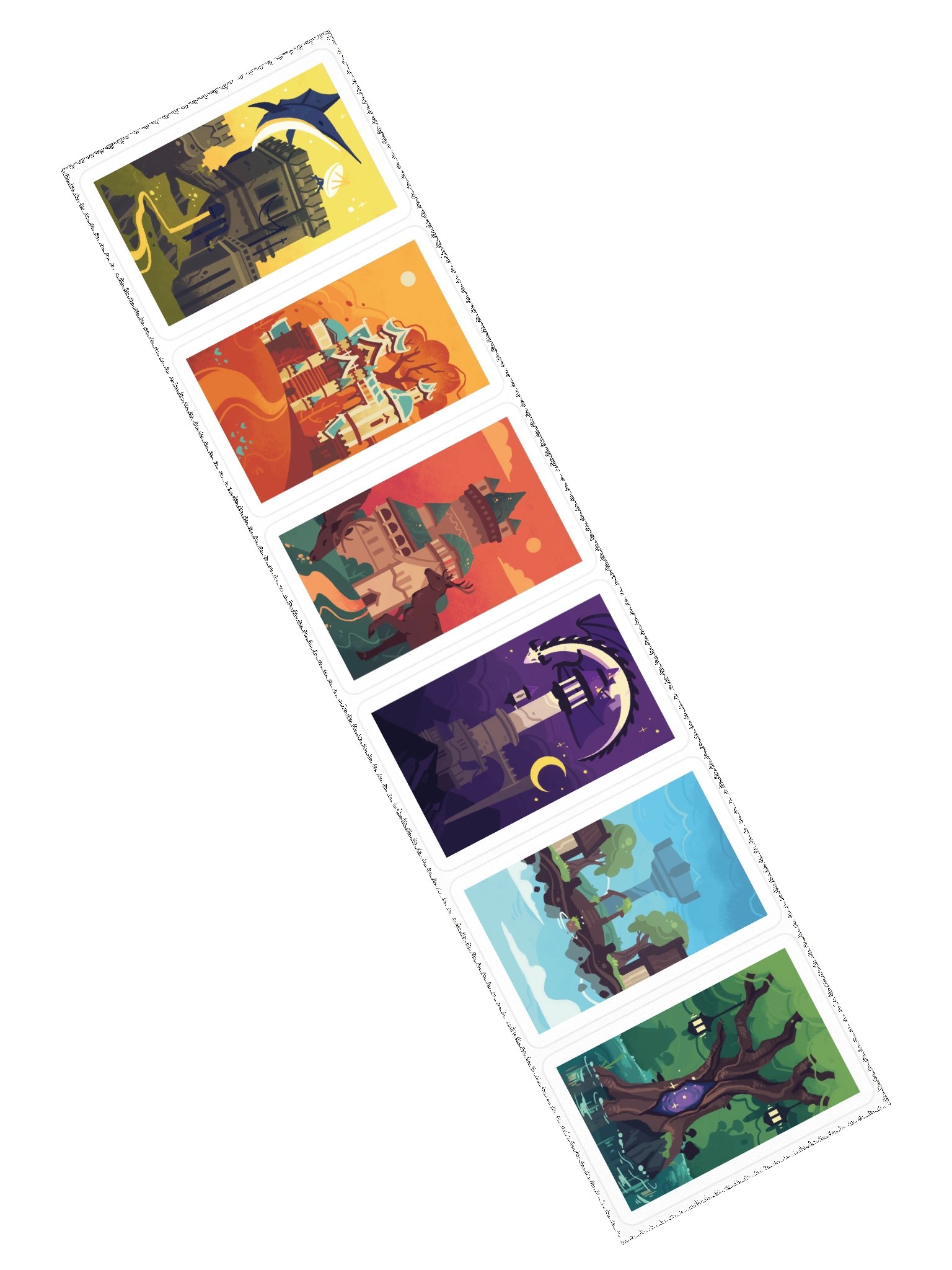 Rainbow Bases Stickers product image (2)
