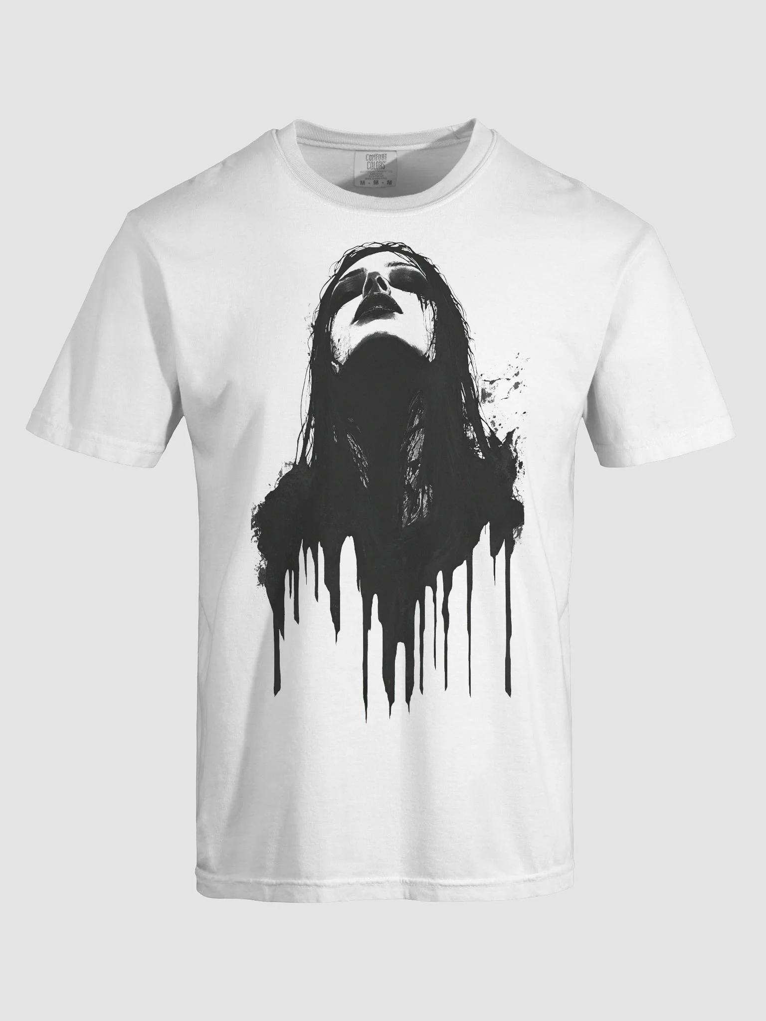Dripping Dark Saint White Short-Sleeve Graphic T-Shirt product image (7)