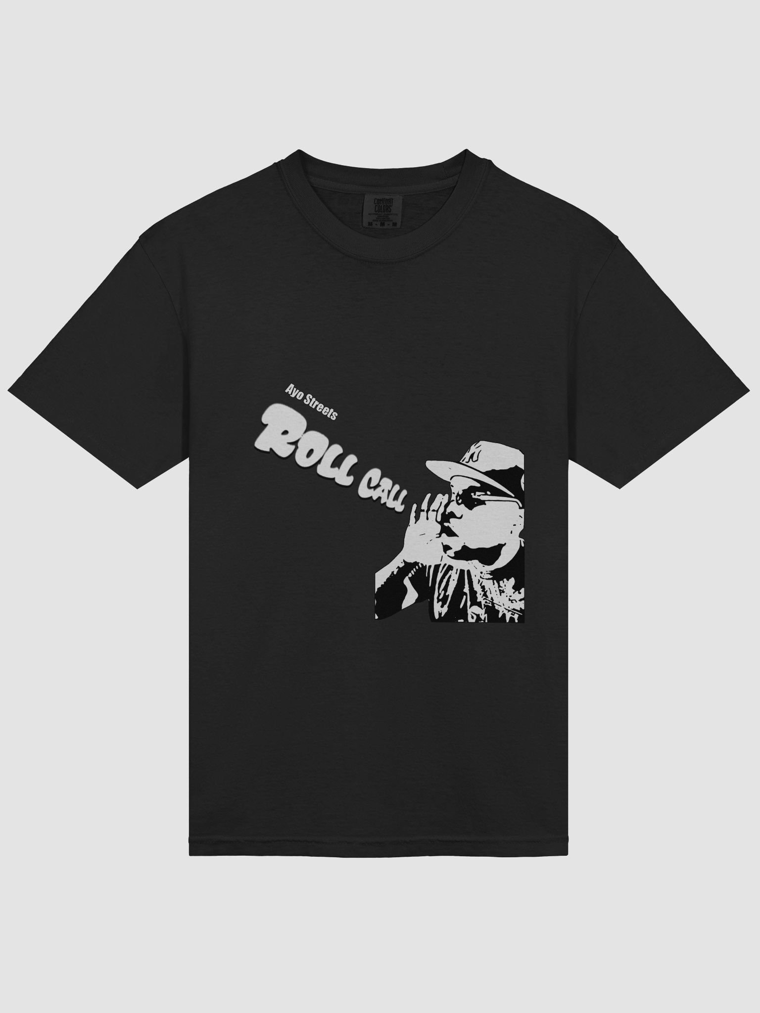 Black & white Roll Call Heavy Tee product image (3)