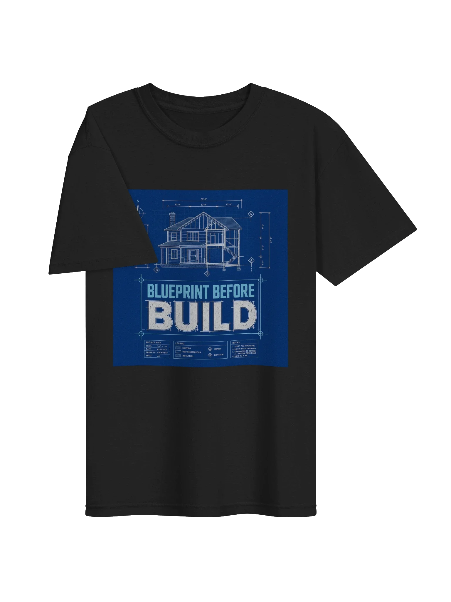 Blueprint Before Build Tee — view 3