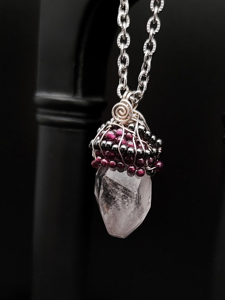 Wrapped Talisman - Hematite Prism Wrap product image (1)