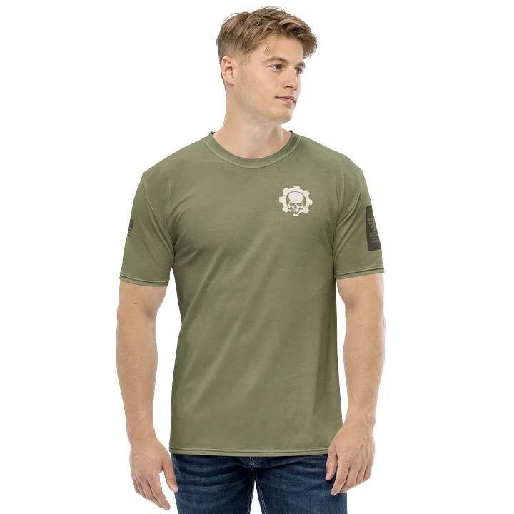 Danger Last Fucks Given MötoGraffitti Tee in OD Green product image (2)