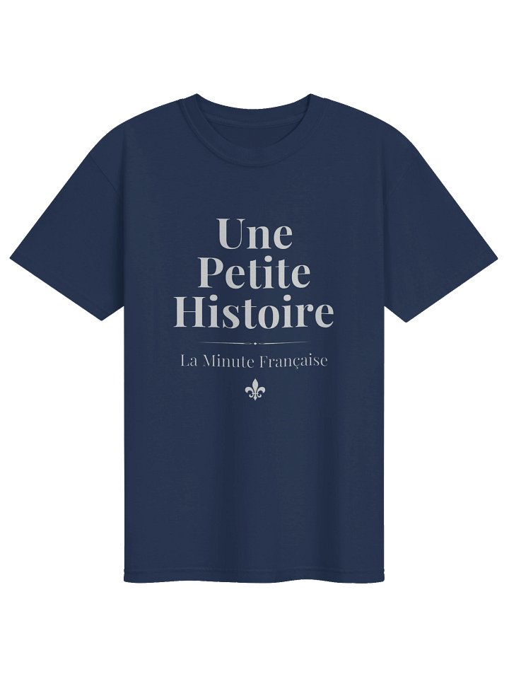 Une Petite Histoire Graphic T-Shirt — La Minute Française French Learning Tee product image (2)