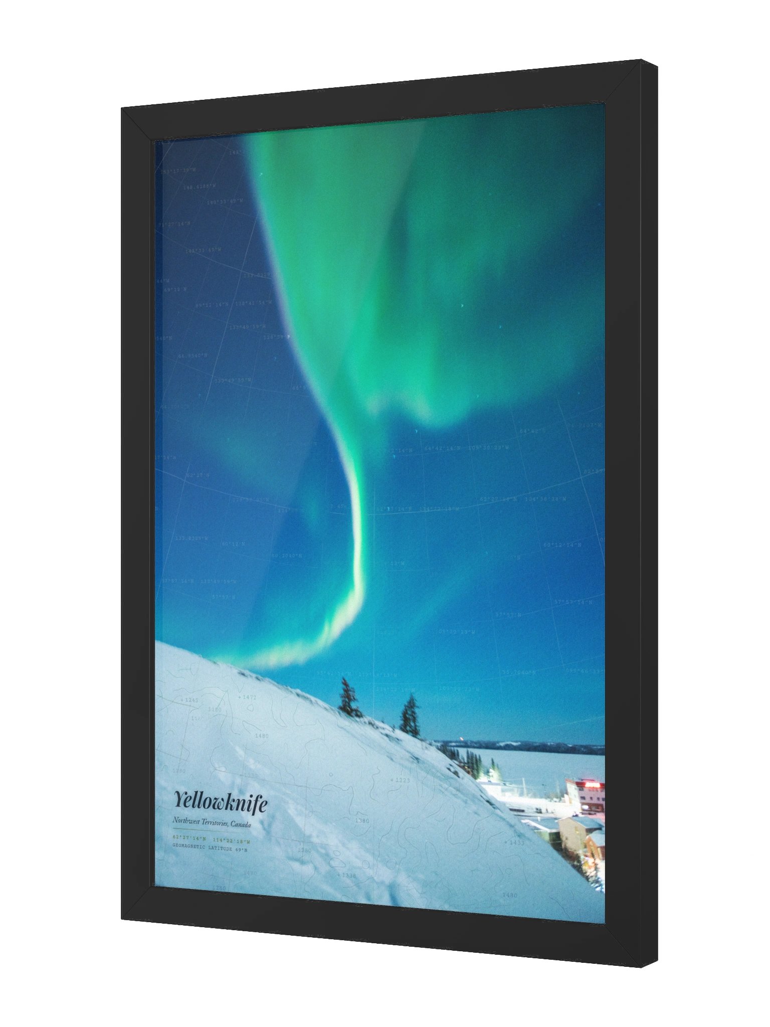 Yellowknife — Field Record 01 — Framed Art Print product image (2)