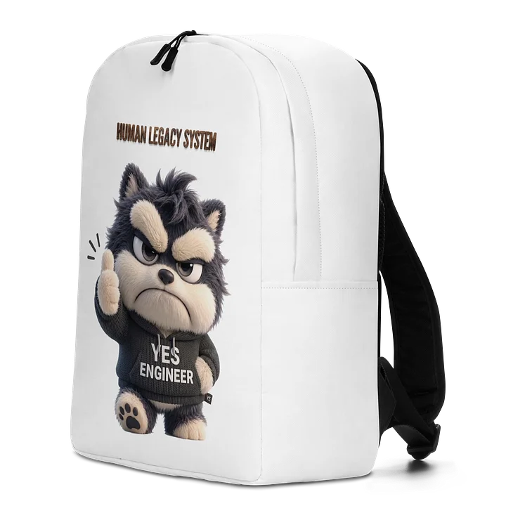 HUMAN LEGACY SYSTEM | AI Infrastructure Meme Backpack for Developers Gift Idea Tech Apparel product image (2)