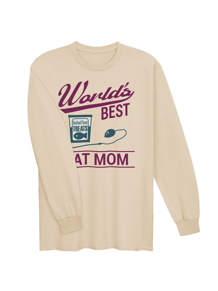 World's Best Cat Mom - Unisex Adult Long Sleeve T-shirt product image (11)