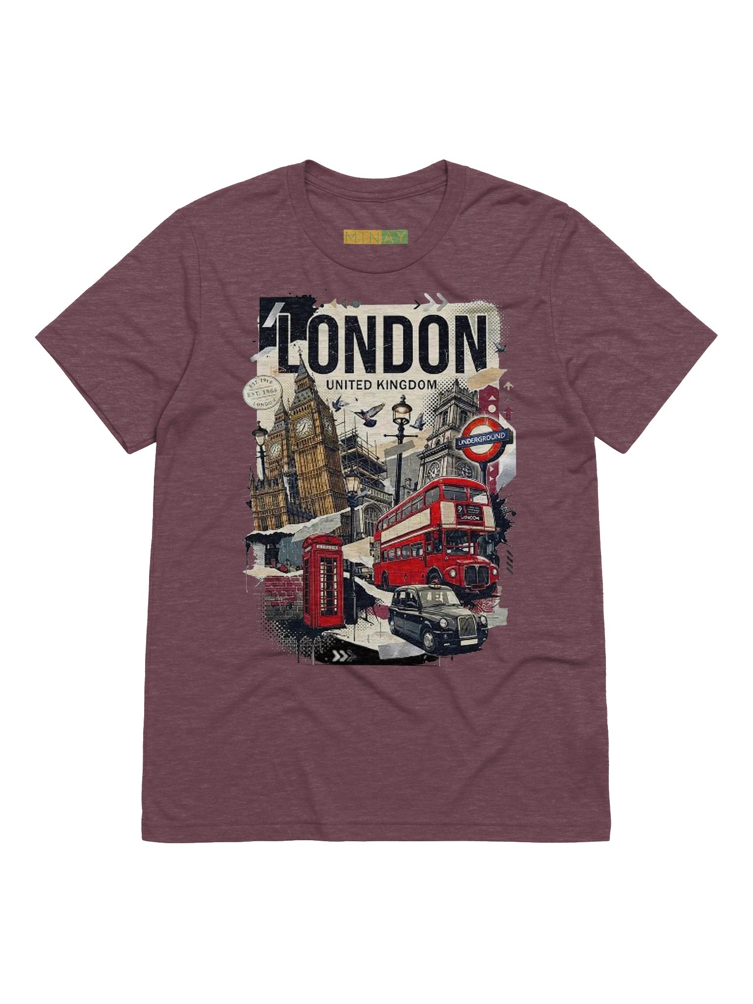 London United Kingdom Streetwear Tee | Vintage Heritage Graphic Tee product image (1)