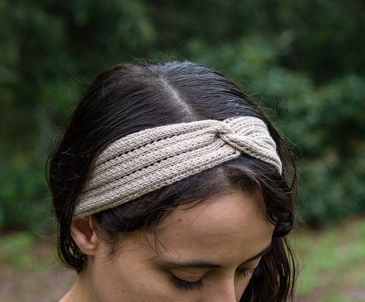 Eyelet Headband - PDF Knitting Pattern & Video Tutorial product image (2)