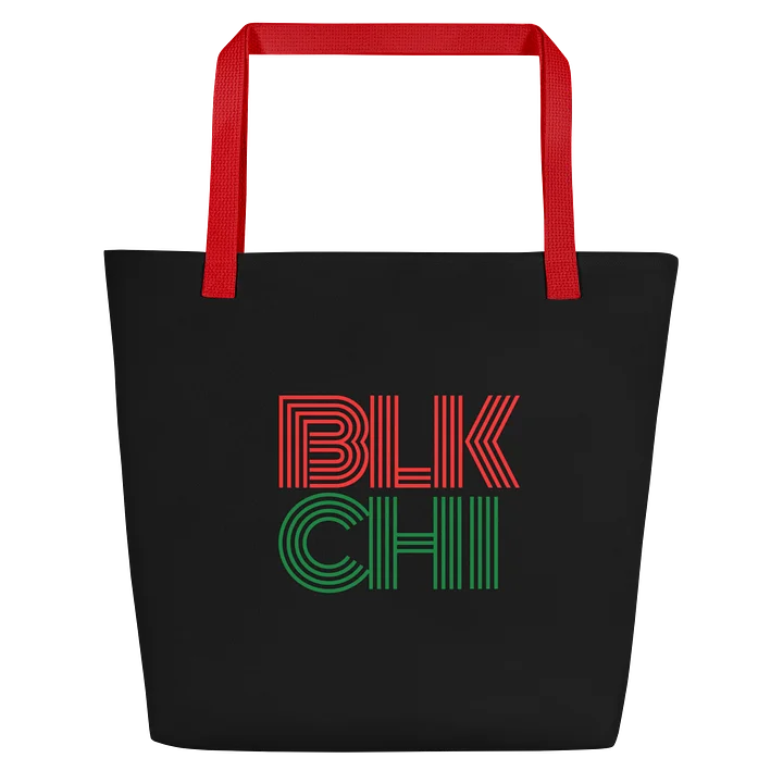 Large Blockline Tote - Rooted Red product image (1)