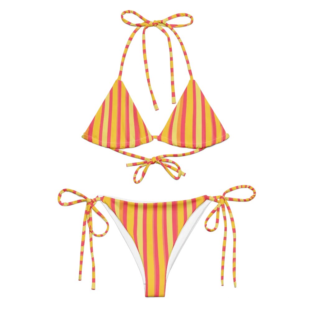 Sunset Stripes Bikini Set product image (2)
