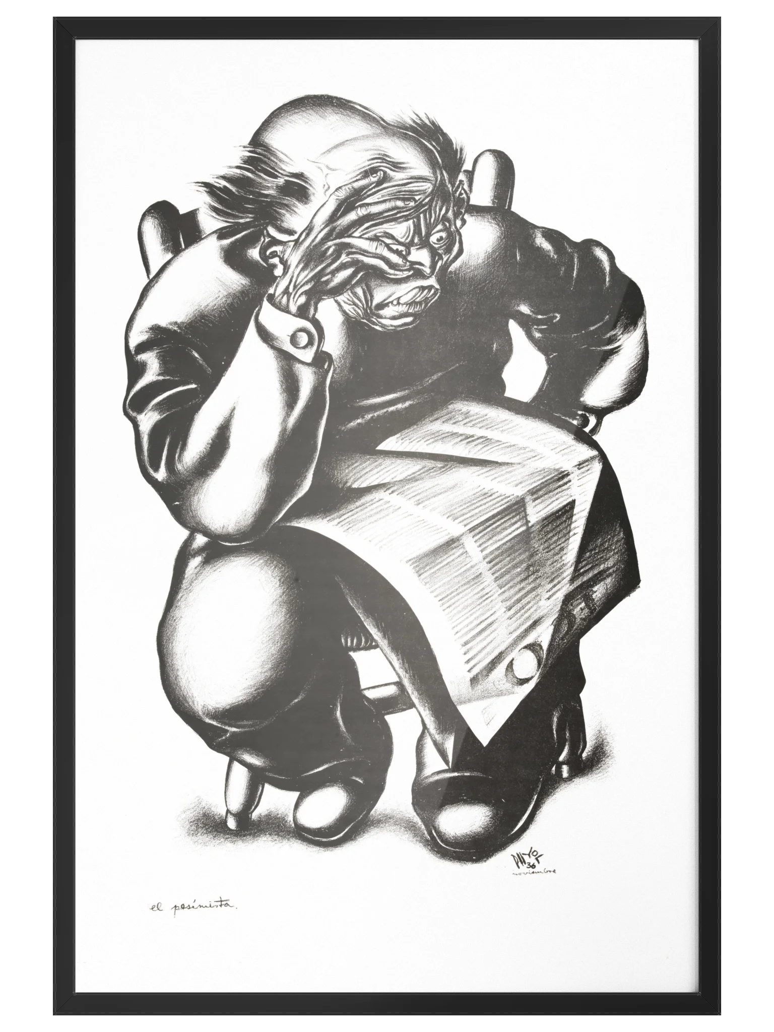 El Pesimista (The Pessimist) Print product image (4)