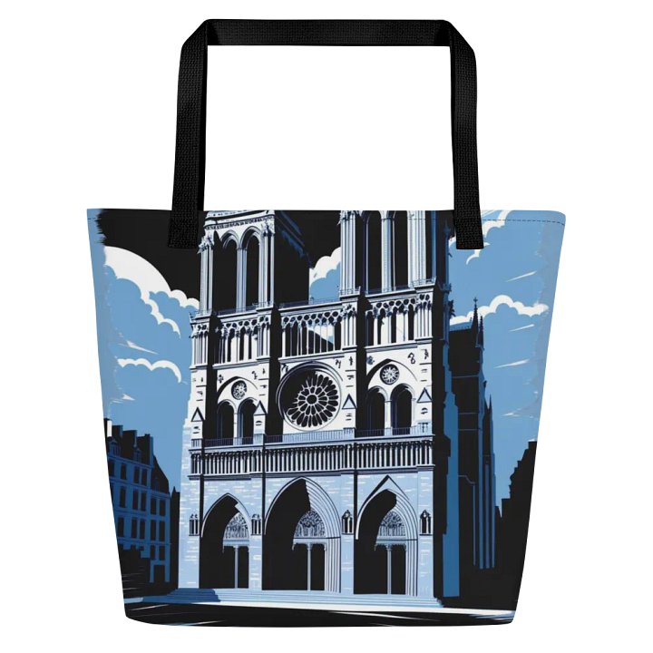 Notre Dam Large Tote Bag product image (2)