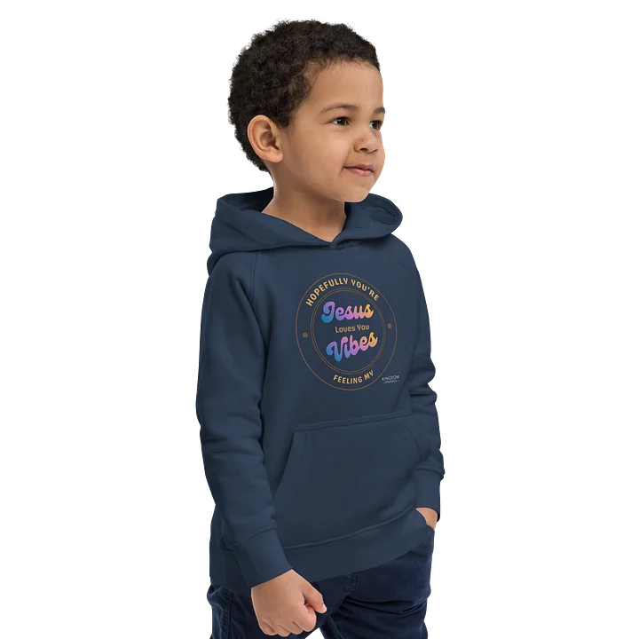 Jesus Vibes Eco Hoodie - French Navy product image (2)