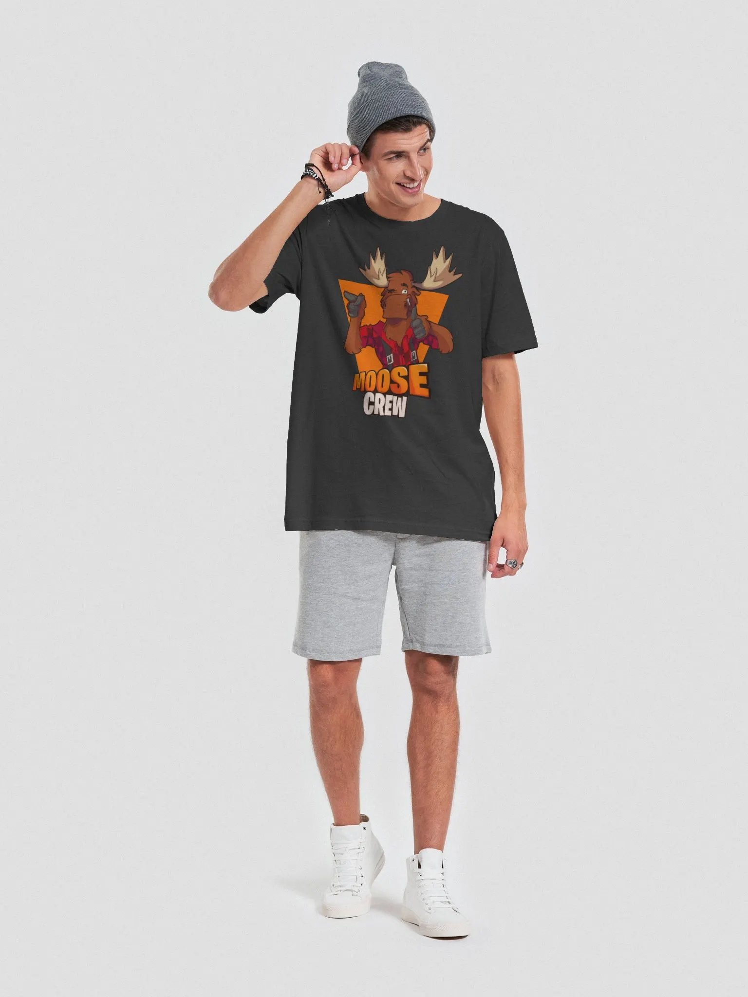 Moose Crew T-Shirt - Orange product image (36)
