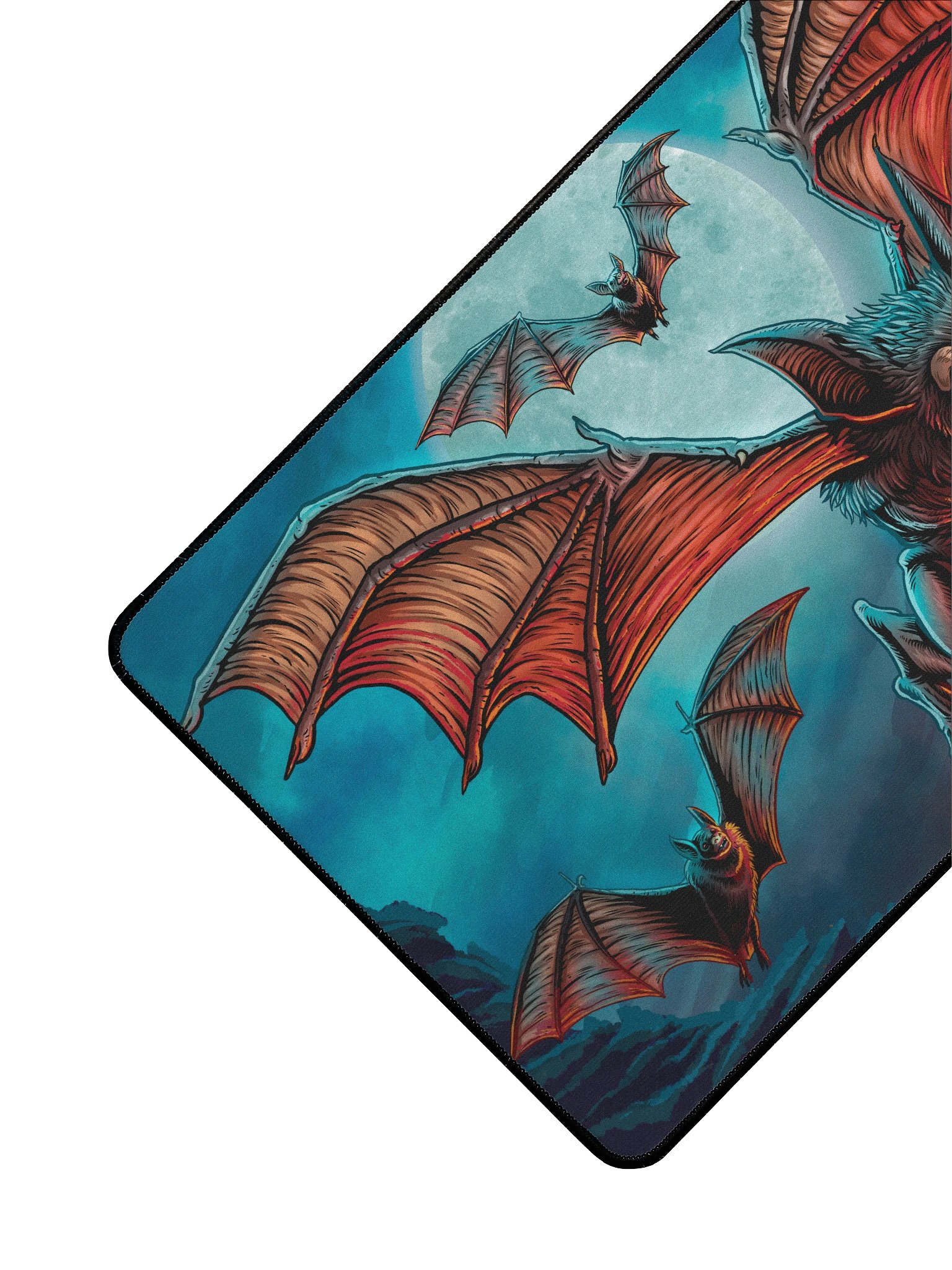 'Bat' Hand Drawn Playmat by DarkSideTokens! product image (3)