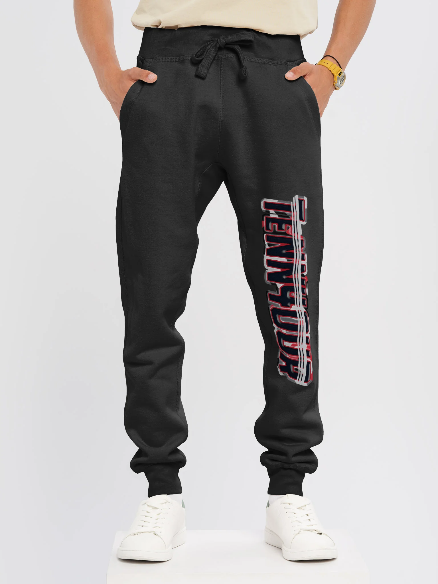 TeNN4OUR Red Camo Fleece Joggers product image (13)