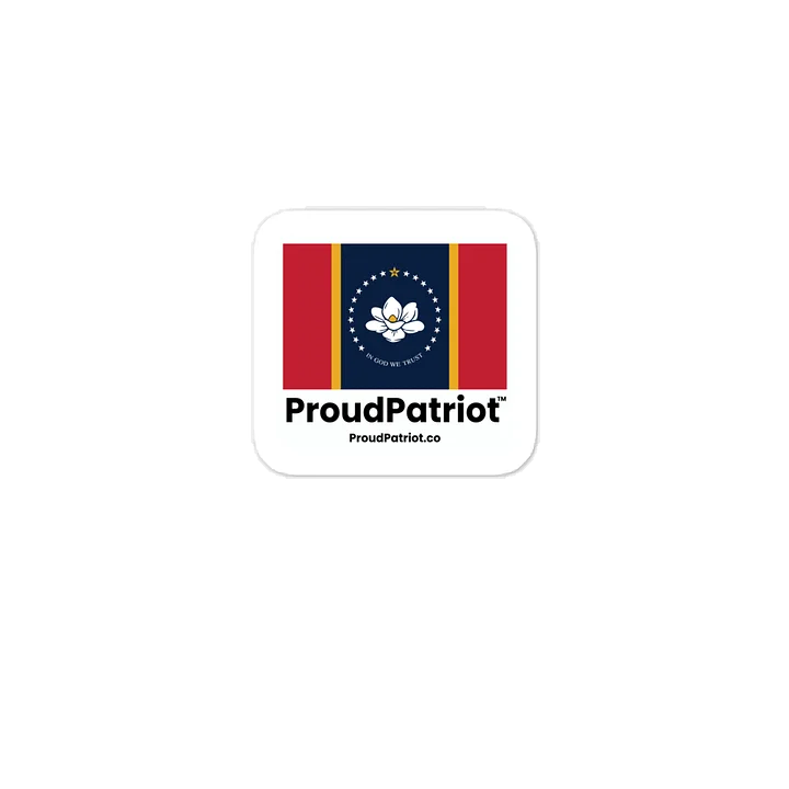 Mississippi State Flag Vinyl Sticker product image (1)