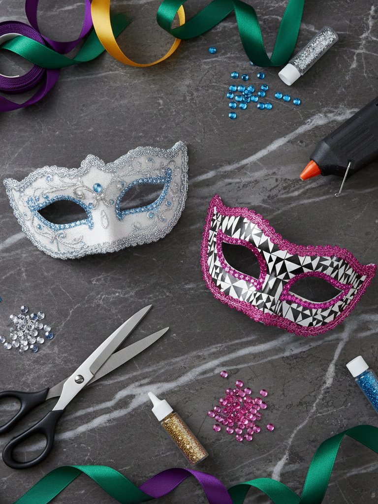 The Ultimate DIY Masquerade Mask Craft Guide | Fabric & Paper Templates | 50 Shades Inspired | Mardi Gras & Halloween Costume DIY | Digital PDF Tutorial product image (1)