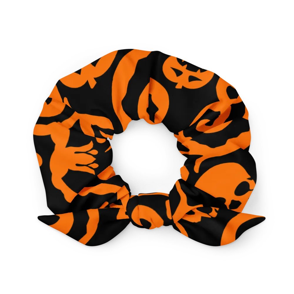 Scary Pumpkins Skull Scrunchie product image (1)