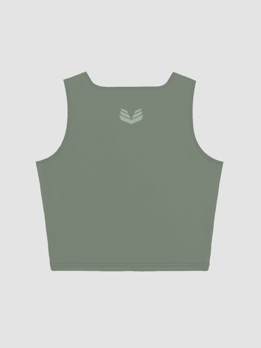 Signature Crop Top Tee - Sage Green product image (6)