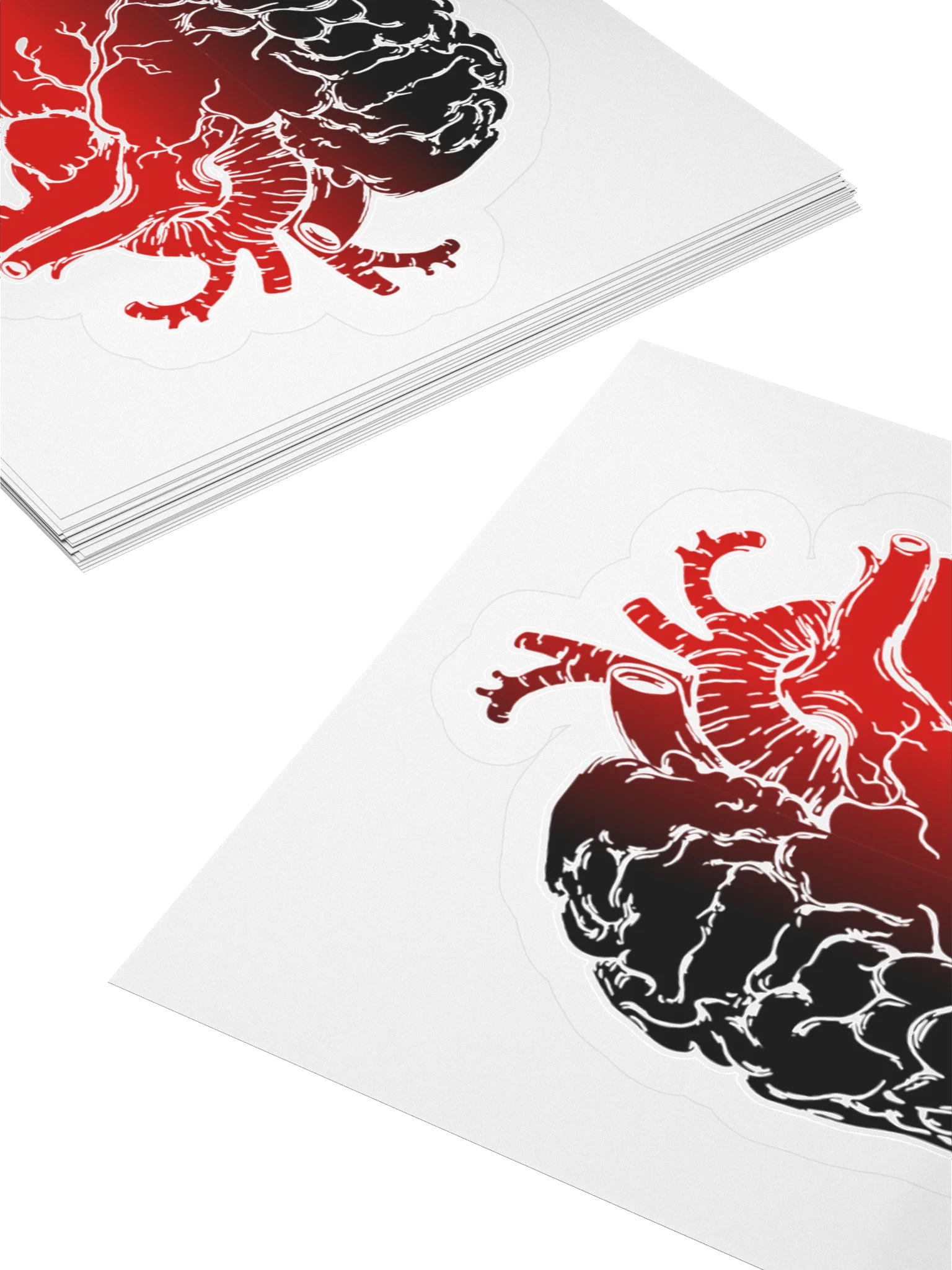 UNAFRAID Heart and Mind KISS Cut Sticker product image (2)
