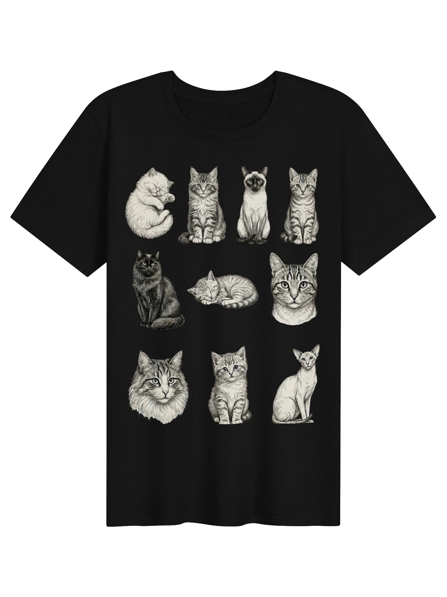 Vintage Cat T-Shirt product image (1)