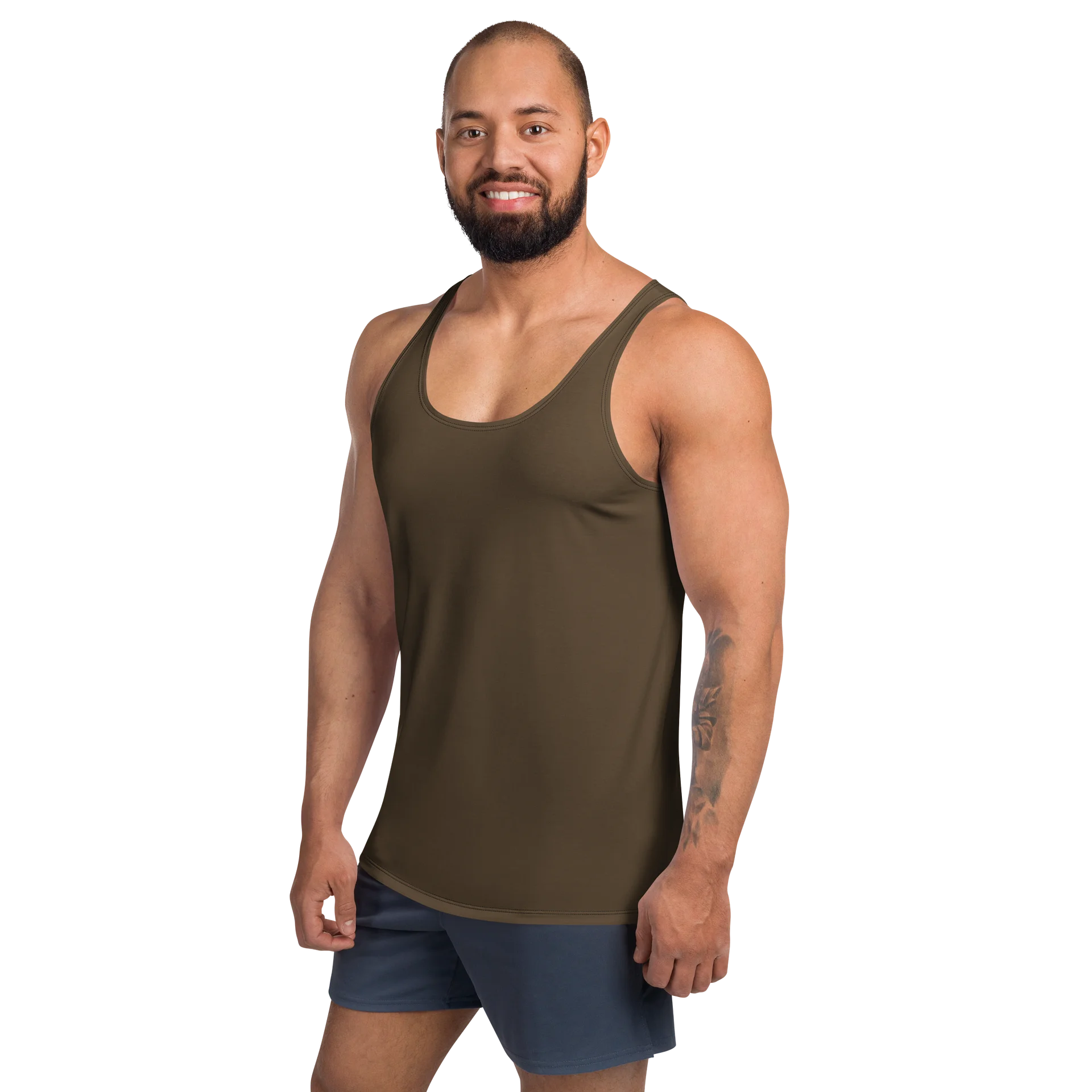 Minimal Brown Tank Top product image (2)