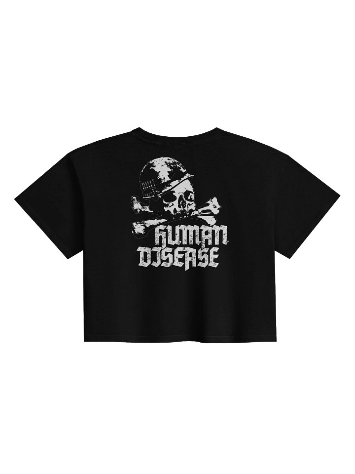 "HUMAN DISEASE" CROP TOP BACKPRINT product image (2)
