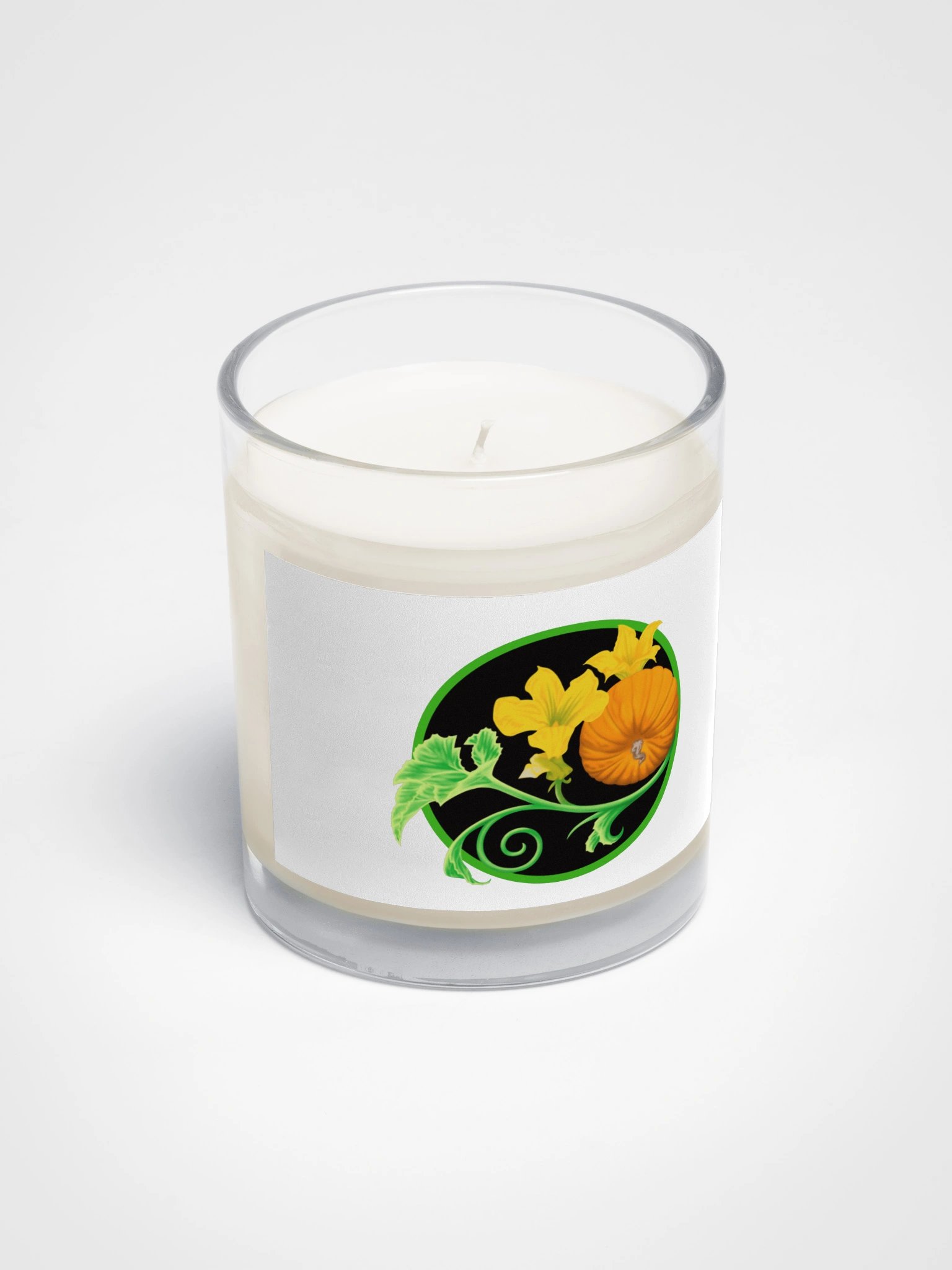 Harvest Pumpkin Blossom Soy Candle – Cozy Autumn Botanical Home Decor product image (2)