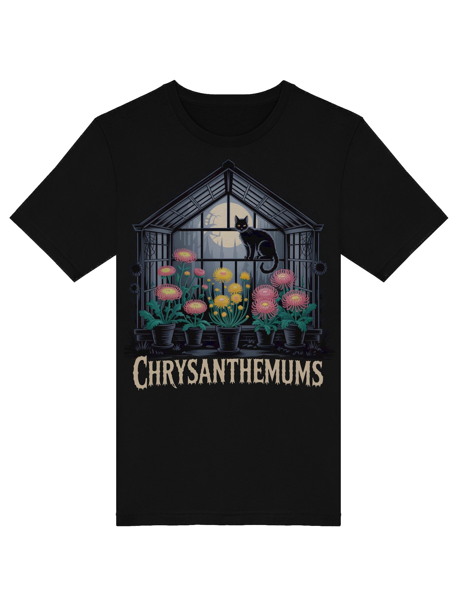 Moonlit Chrysanthemums T-Shirt product image (15)