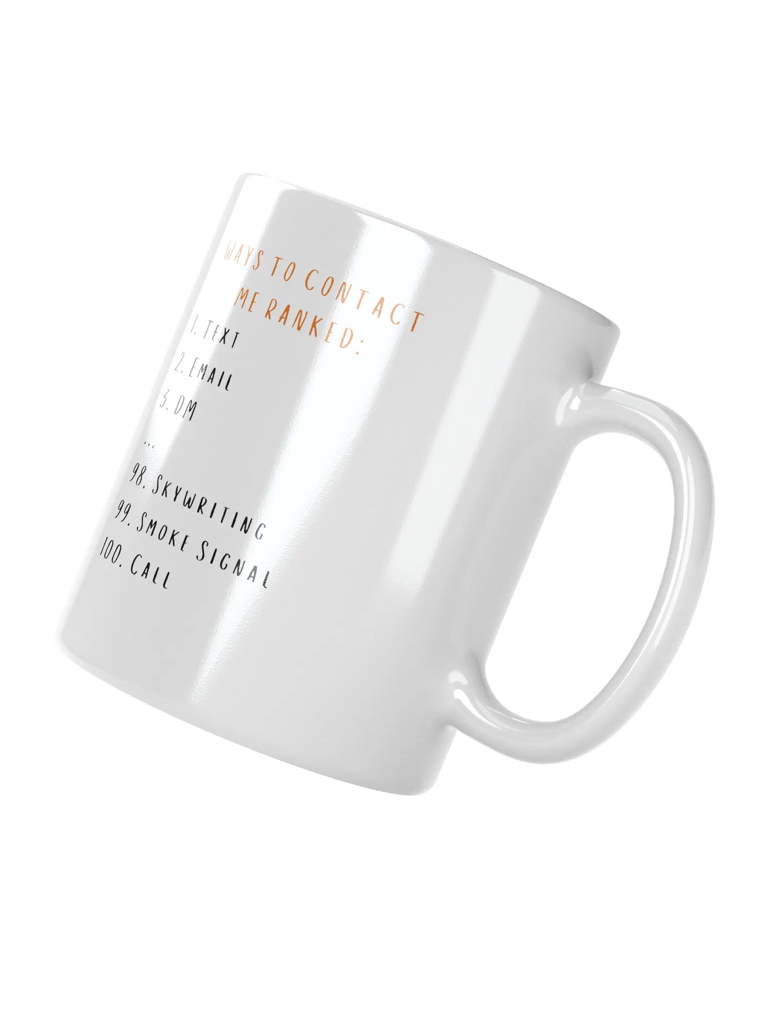 Ways to Contact Me Mug product image (3)