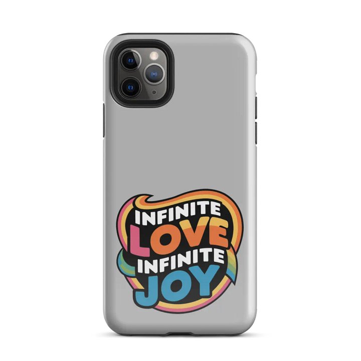 Infinite Love Infinite Joy Tough Case for Iphone (Grey) product image (2)