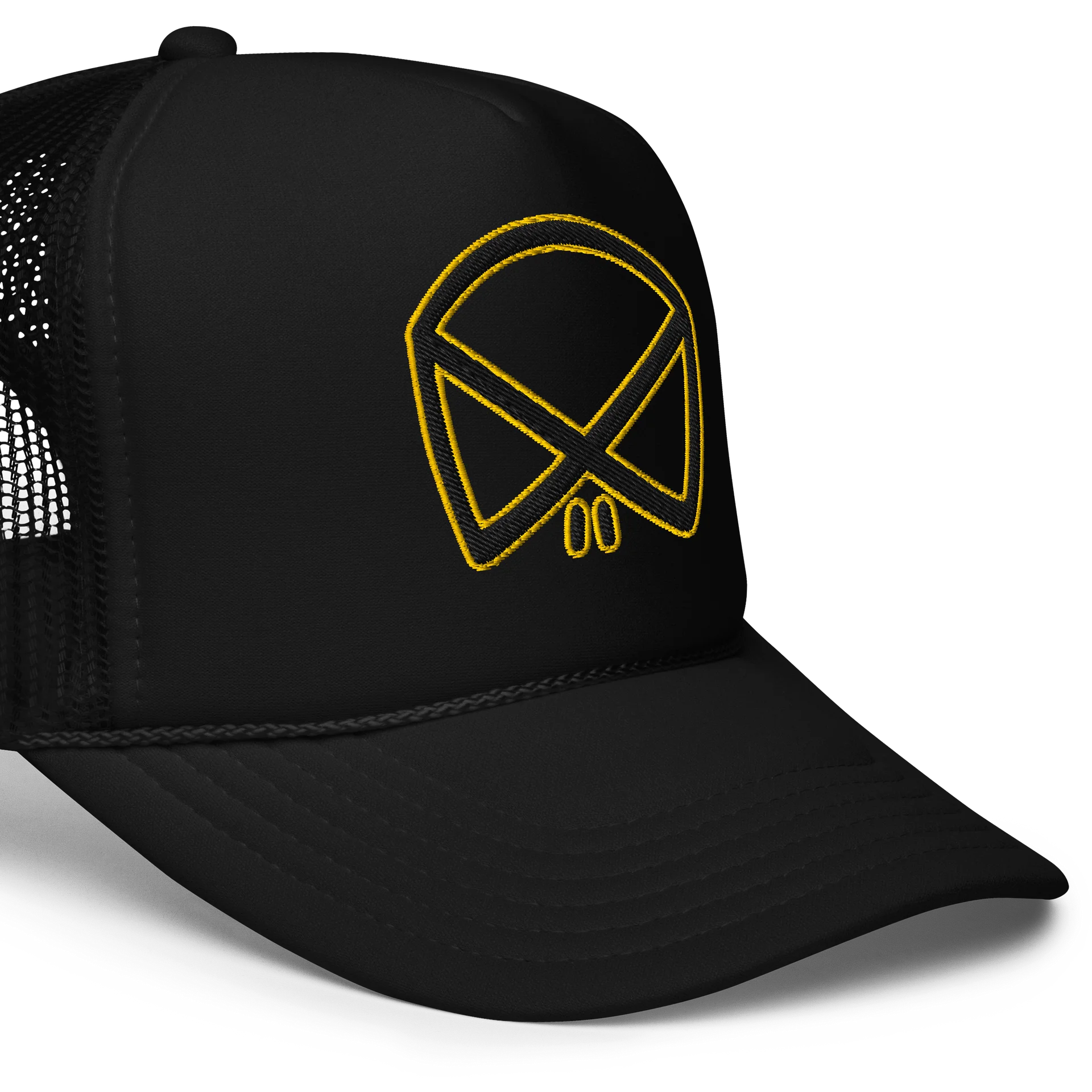 BOBUTAH SKULL LOGO Otto Foam Trucker Hat product image (5)