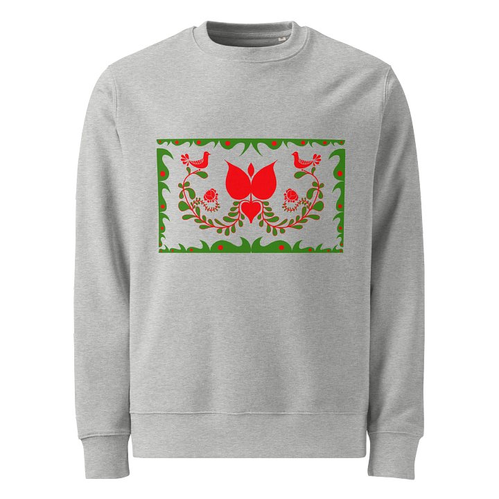 Folk Art Hungarian Design Organic Sweatshirt product image (1)