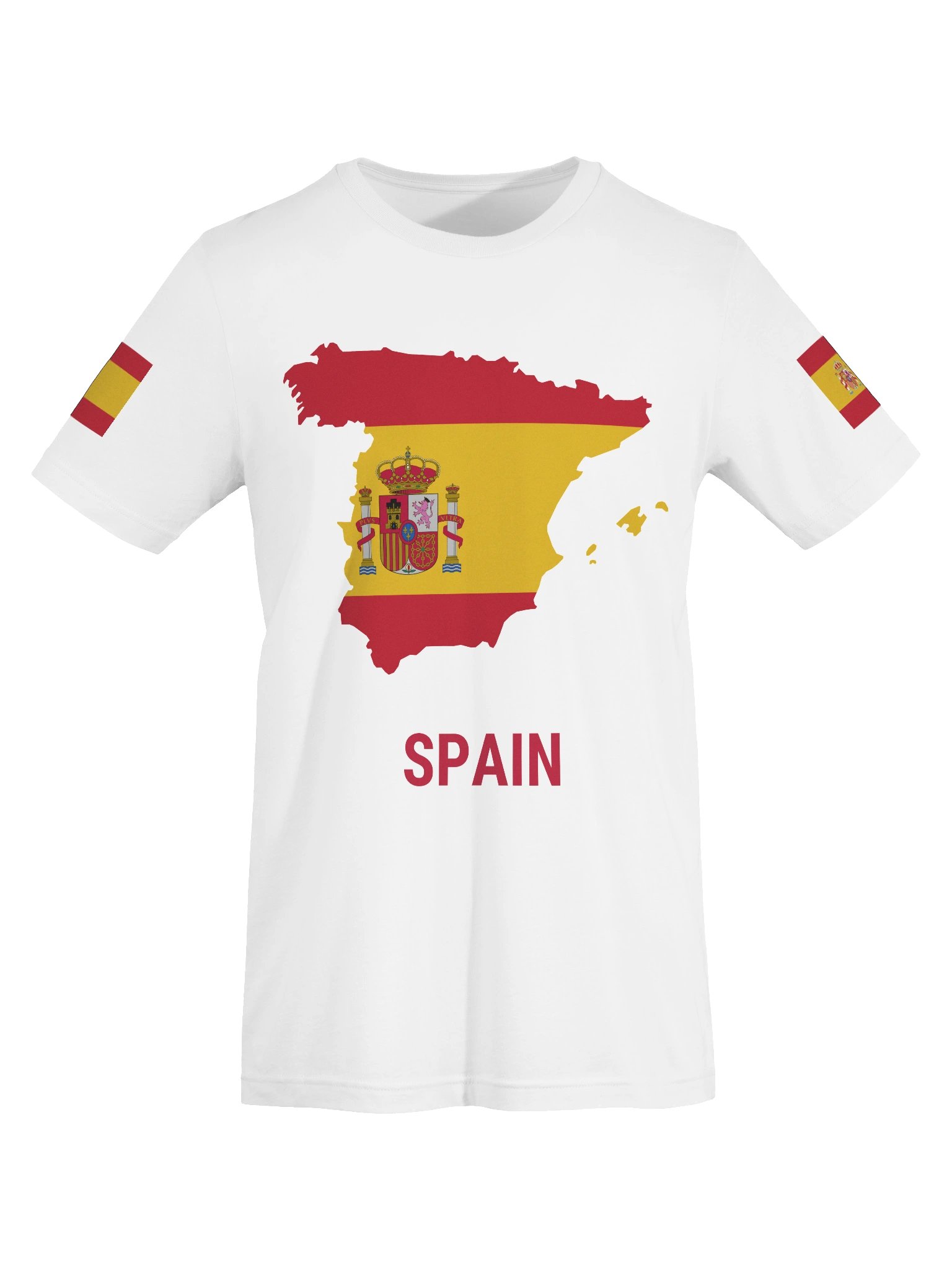 Spain 2026 World Cup Flag Tee - World Cup 2026 Map Edition - Premium Unisex T-Shirt product image (56)