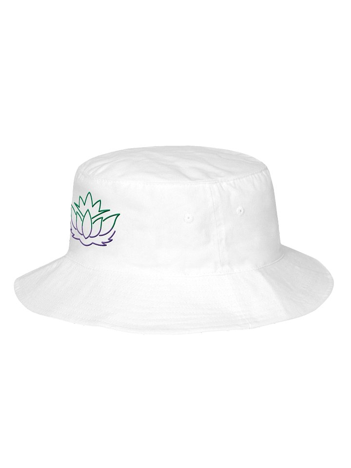 RNTV Signature Lotus Embroidered Bucket Hat - RNTV Signature Collection product image (2)