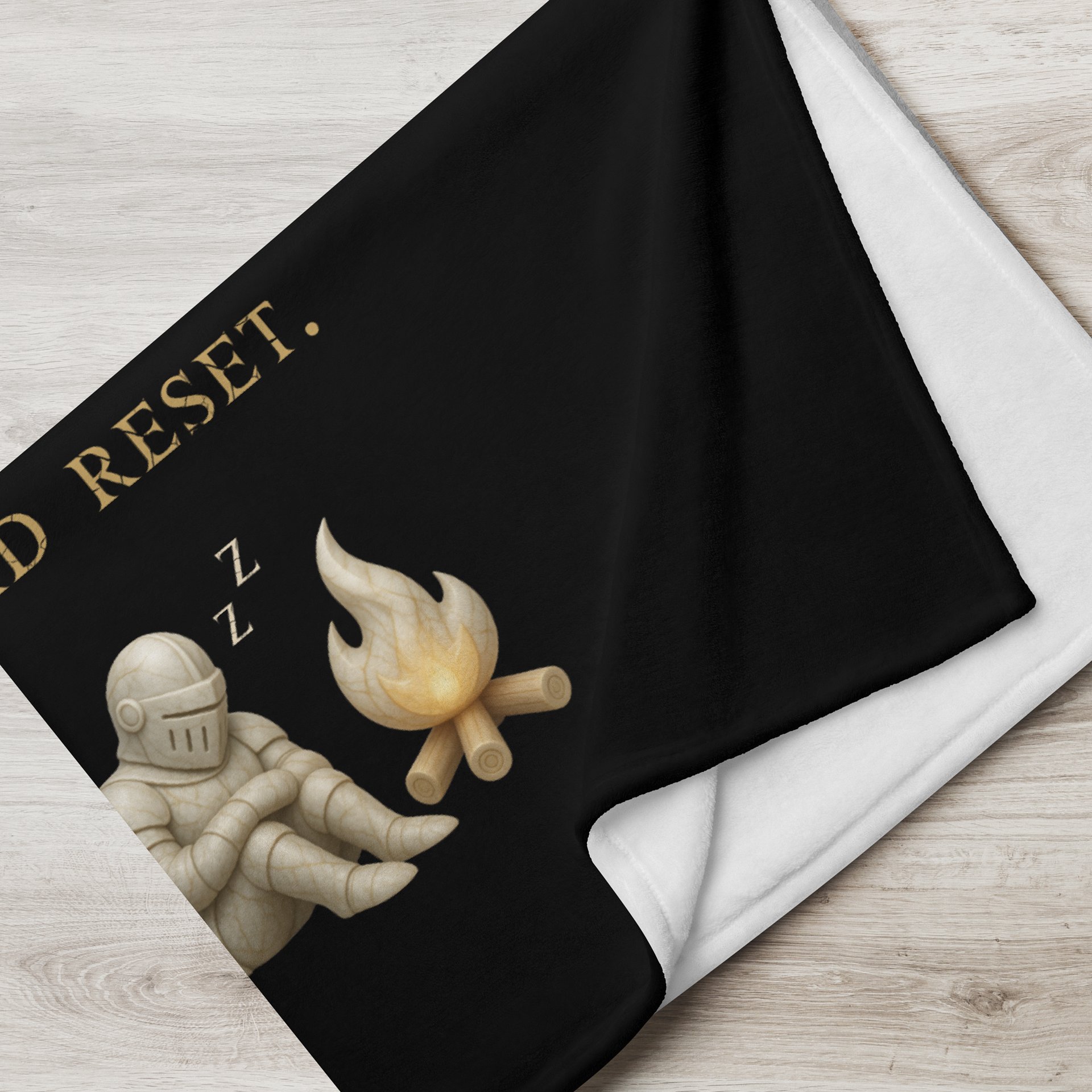 Hard Day Soft Blanket | Chronic Illness Recovery & Gamer Rest Throw product image (2)