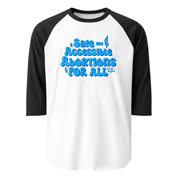 Safe and Accessible Blue 3/4 Tee product image (1)
