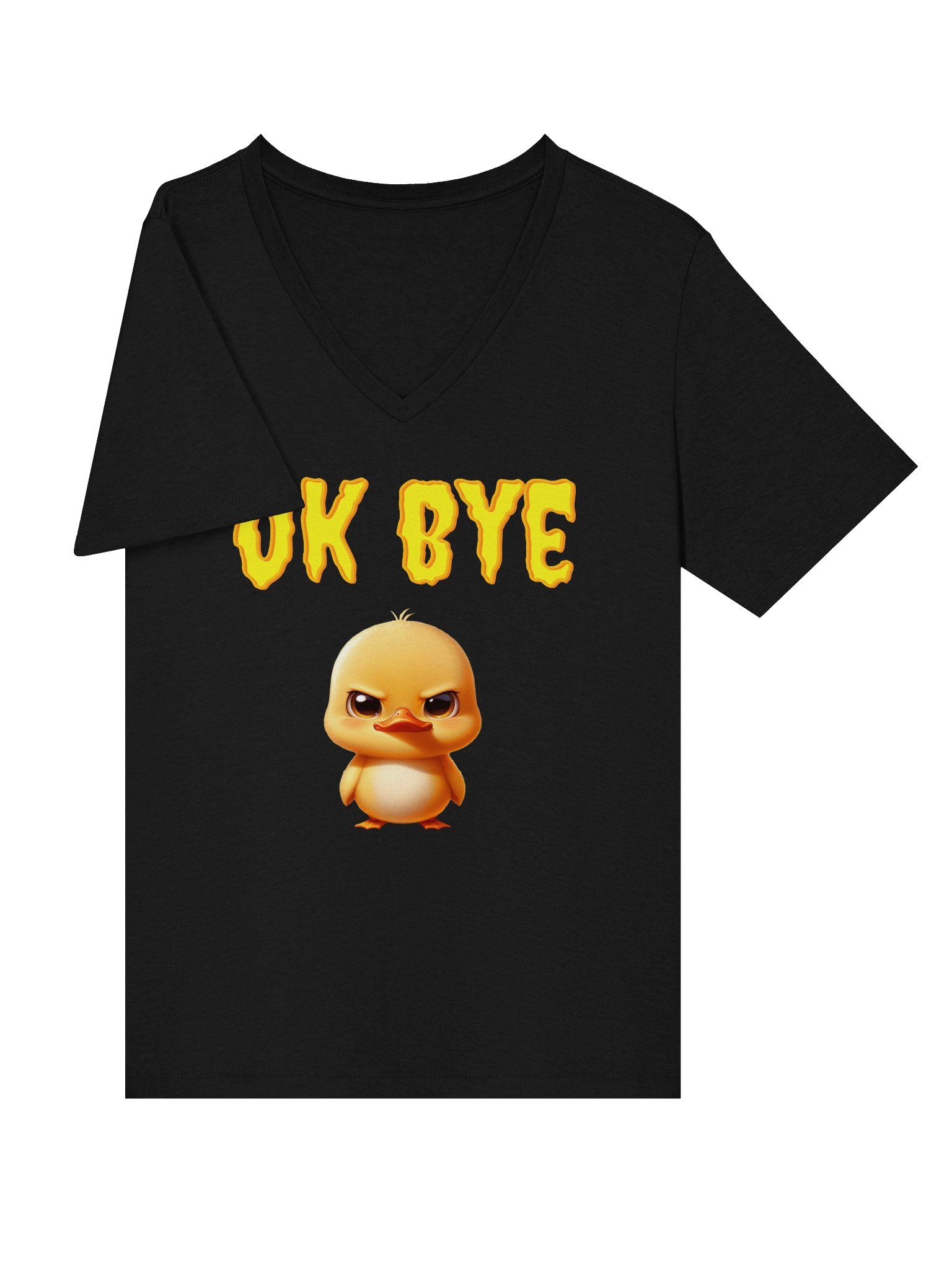 Quirky Duckling OK BYE V-Neck Tee product image (18)