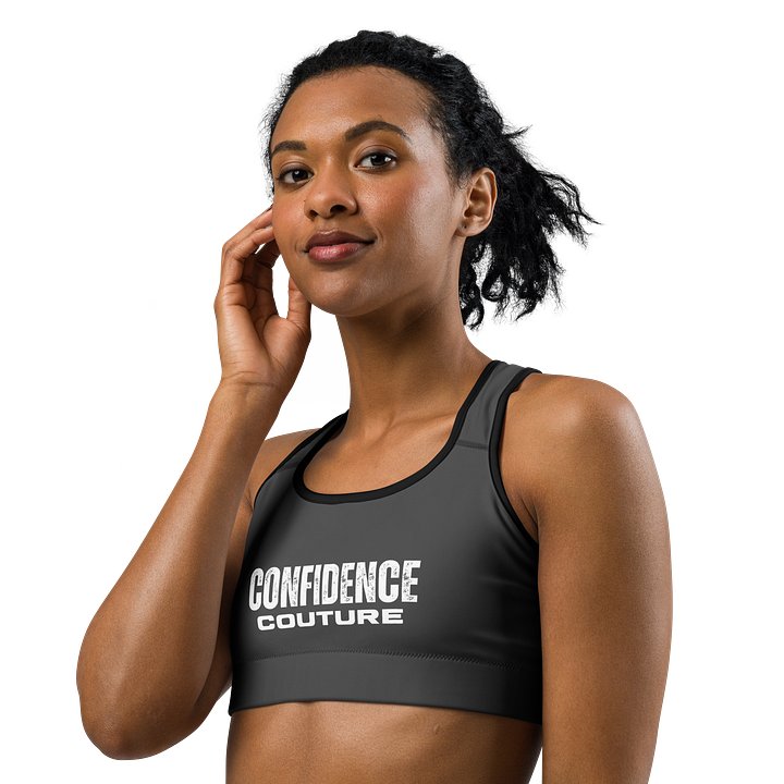 Confidence Couture Stencil Sports Bra product image (2)