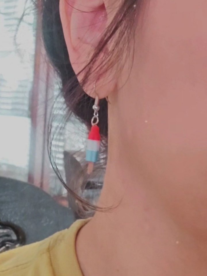 4th of July bomb pop earrings product image (2)